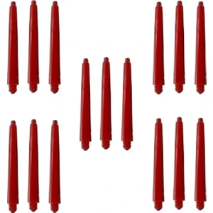 5 Set (15 Adet) 41MM Dartsan Nylon Dart Şaft-Shaft. Kırmızı