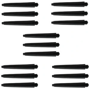 5 Set (15 Adet) 35MM Dartsan Nylon Dart Şaft-Shaft. Siyah