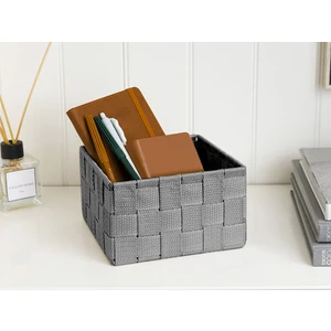 English Home Shine Sepet 17X17X10,5 cm Gri