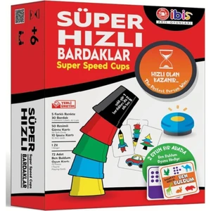Süper Hızlı Bardaklar Ibiş Oyuncak +6 Yaş