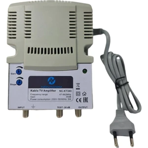NC-KT340 47-862MHZ 34DB Kablo Tv Amplifier Hat Yükselteç