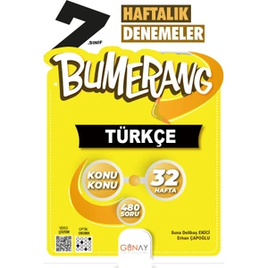 Günay Yayınları 7. Sınıf Türkçe Bumerang Deneme