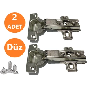 Star 2 Adet  Düz Menteşe Dolap Menteşesi