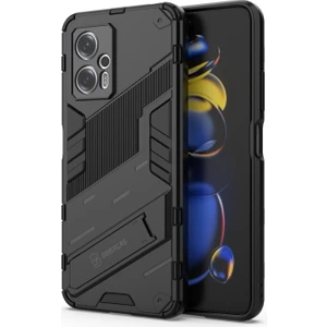 Xiaomi Poco X4 Gt Matrix Serisi Armor Standlı Perfect Koruma Kılıf -Siyah