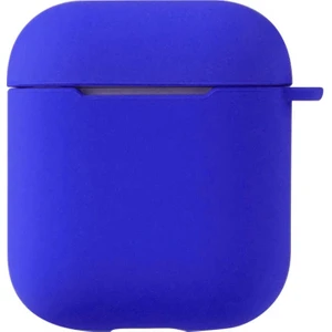 Kny Apple Airpods Için Standart Askılı Silikon Kılıf Koyu Mavi