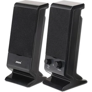 Siyah Mini Bilgisayar Hoparlör USB Kablolu Hoparlörler 3D Stereo Sütun Ses Surround Tv Pc Laptop Dizüstü Hoparlörler Için Hoparlörler (Yurt Dışından)