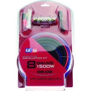 Gs-08 8ga Oto Amfi Kablo Seti (1500 W)