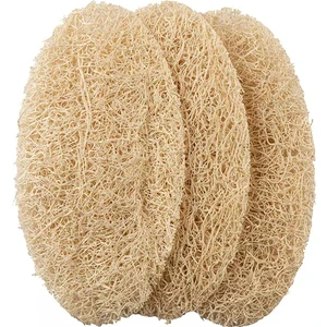 Yüz Peeling Diski 3'lü  Loofah  Yüz Kabak Lifi Kesesi
