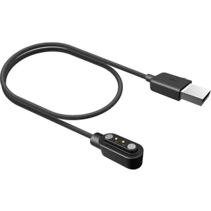 M.TK Moveteck Huawei Band 6 - 6 Pro-7-Fit-Fit Mini-Fit New Honor 6-Honor Es-4pro-4x Uyumlu Şarj Kablosu Adaptör Manyetik Siyah 100CM