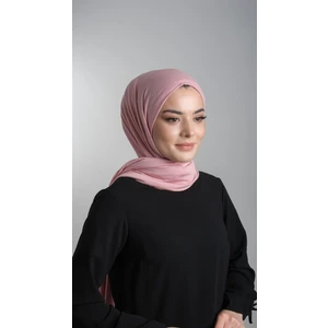 Hürrem Bone Pembe Pratik Hazır Geçmeli Şal Viskon Kumaş Penye Şal 2108_04