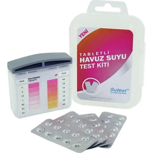 Havuz Suyu Test Kiti As Serisi - Tablet