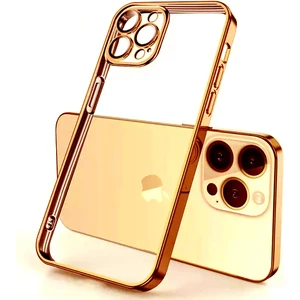 iPhone 13 Pro Max Kılıf 3D Kamera ve Lens Korumalı Ultra Lüks Razer Platin Case