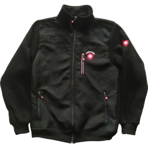 Erkek Hakim Yakalı Önü Şişme Model Fermuarlı Siyah Bomber Mont Ecfh-Wlsş