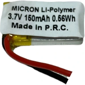 3.7V Li-Polymer 150MAH Şarjlı Pil, Batarya, Drone, Helikopter, Demi, Uçak , Araba Bataryası