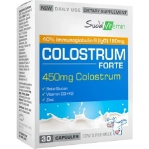 Suda Vitamin colostrum Forte 30 Kapsül