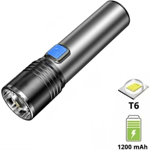 HT-015 Mini Profesyonel Ultra Güçlü T6 LED Zoom Lu El Feneri WT-015