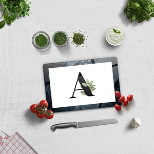 Cam Kesme Tahtası - Cam Kesme Tablası | Harfli Tasarım | 20cm x 30cm