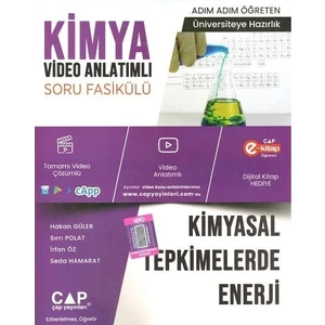 Çap Yayınları Kimya Kimyasal Tepkimelerde Enerji Konu Anlatımlı Soru Fasikülü 2023