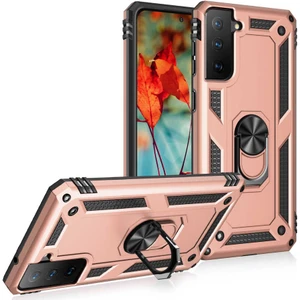 Kip GSM Galaxy S21 Fe Kılıf Vega Tank  Sert  Yüzüklü Standlı Zırh Koruma Kapak