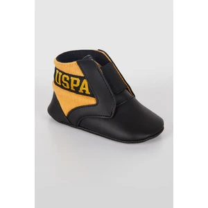U.S. Polo Assn.  Lisanslı Siyah Bebek Panduf