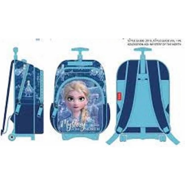 Frocx Tekerlekli Çekçek Çanta Lisanslı Ilkokul Frozen