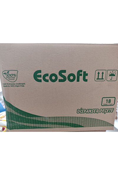 Ecosoft 100*18 Dispanser Peçete 1koli
