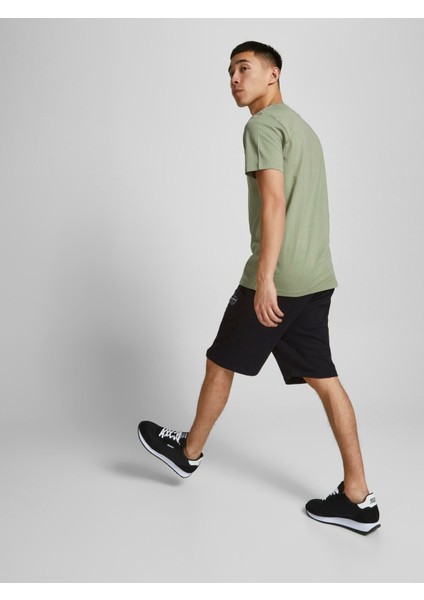 Jpstshark Jjsweat Shorts At Sn Siyah Erkek Şort 12182595-Black