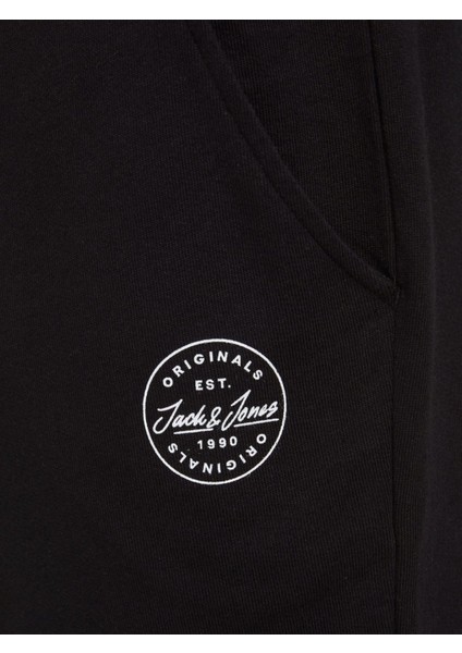 Jpstshark Jjsweat Shorts At Sn Siyah Erkek Şort 12182595-Black