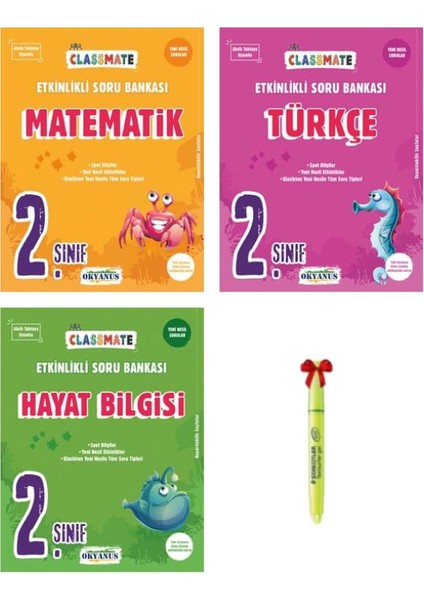 2. Sınıf Classmate Matematik Türkçe ve Hayat Bilgisi