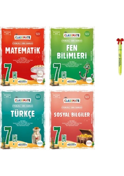 7. Sınıf Classmate Matematik Fen Bilimleri Türkçe Sosyal Soru Bankası