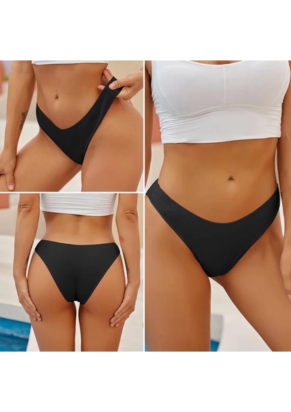 Kadın Günlük Bikini Külot 3 ADET  Premium Paketinde Penye Esnek Kumaş