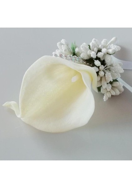 Gelin Buket Boutonniere Prom Corsage 3 Pcs indirimleri
