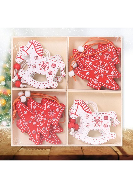 12X Noel Ağacı Dekorasyon Süsler Ev Için Küçük Kolye Rtyholiday Mix A (Yurt Dışından) fırsatları