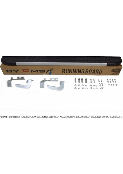 Land Rover Range Rover Evoque Nevada Yan Basamak Alüminyum 2012 ve Sonrası modelleri