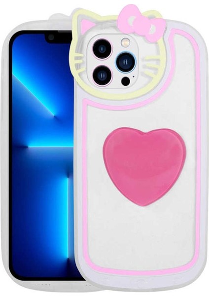 Apple iPhone 12 Pro Max Kılıf Hello Kitty Tasarım Silikon