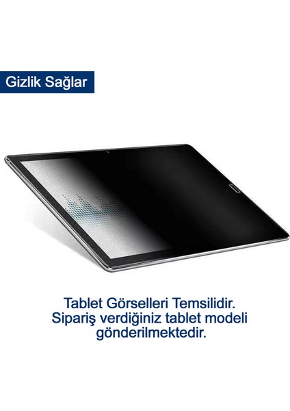 Dilwe T50 10.0 Inç Premium Privacy Darbe Emici 9h Nano Hayalet Film