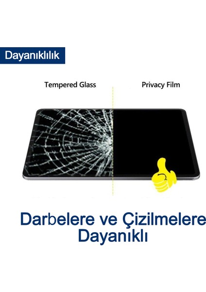 Dilwe T50 10.0 Inç Premium Privacy Darbe Emici 9h Nano Hayalet Film