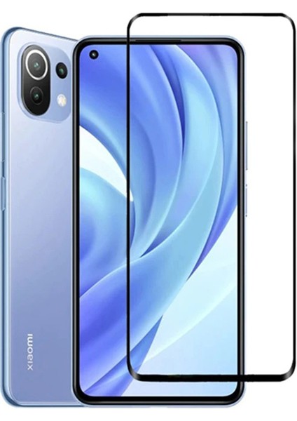 Xiaomi Mi 11 Lite Için Kavisli Full Yapışan 5d Cam Ekran Koruyucu Siyah modelleri