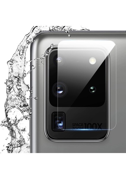 Samsung Galaxy S20 Ultra Için Kamera Koruma Nano Cam Ekran Koruyucu Şeffaf