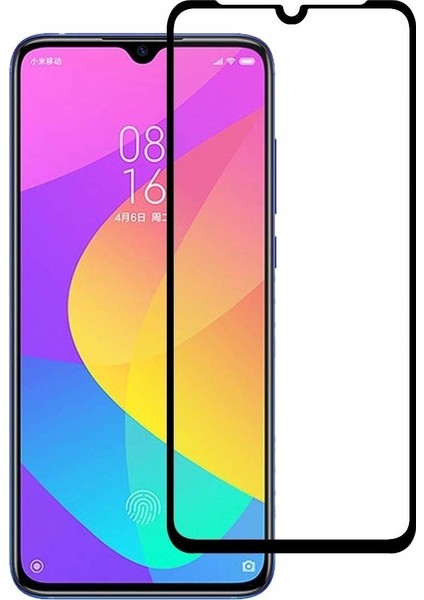 Xiaomi Mi A3 Için Kenarı Kırılmaya Dayanıklı 5d Cam Ekran Koruyucu Siyah