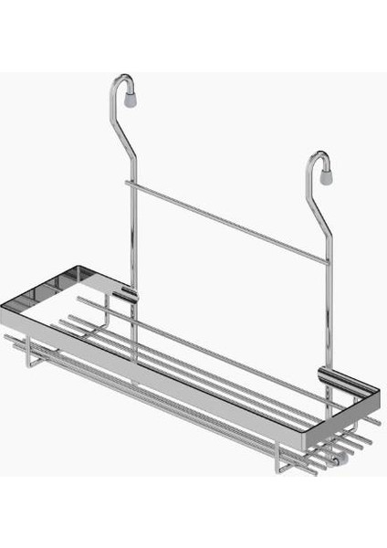 Klasik Tek Küçük Raflı Baharatlık Krom S-4003-C fiyatları