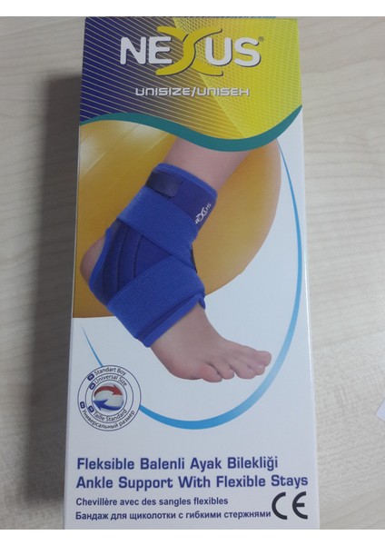 Nexus 897 Fleksible Balenli Ayak Bilekliği Standart Boy