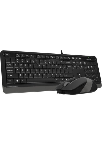 A4 Tech F1010 mm Klavye Mouse Set Gri USB