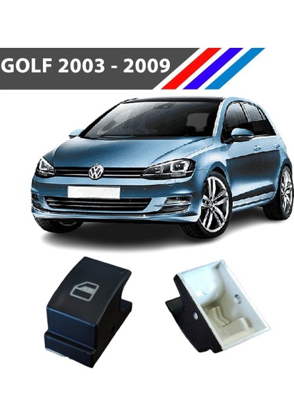 Vw Golf Mk5 Cam Düğme Kapağı 2 Adetli Set 2003 - 2009