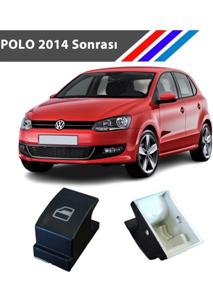 Vw Polo Cam Düğme Kapağı 2 Adetli Set 2014 ve Sonrası fiyatları