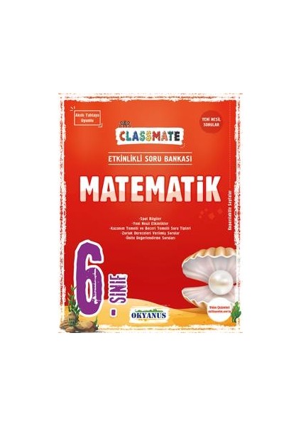 6. Sınıf Classmate Matematik Soru Bankası