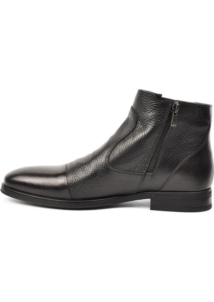 11925251 Siyah Deri Erkek Bot modelleri