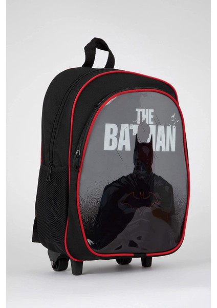 Defacto Erkek Çocuk Batman Lisanslı Okul Sırt Çantası Siyah (BK27) Std