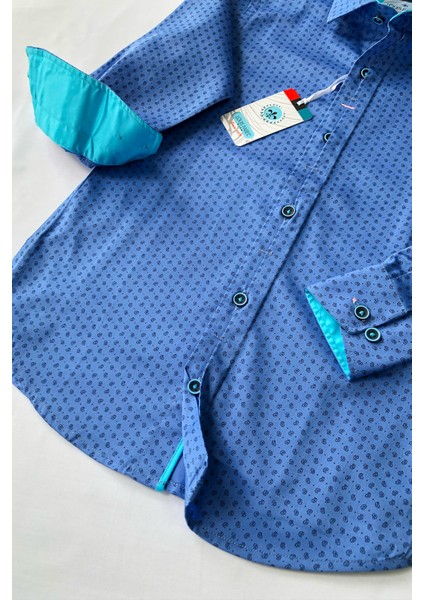 Minik Desenli Uzun Kollu Gömlek modelleri