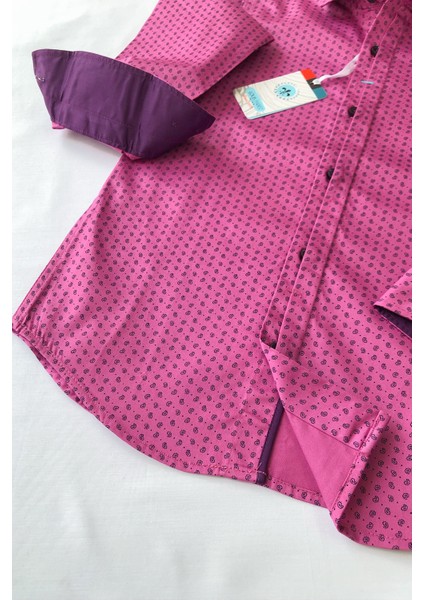 Minik Desenli Uzun Kollu Gömlek fiyatları